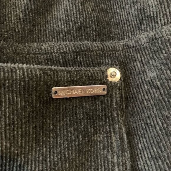 Michael Kors Womens Grey Corduroy Pull-On Jeggings Size P - Picture 9 of 12